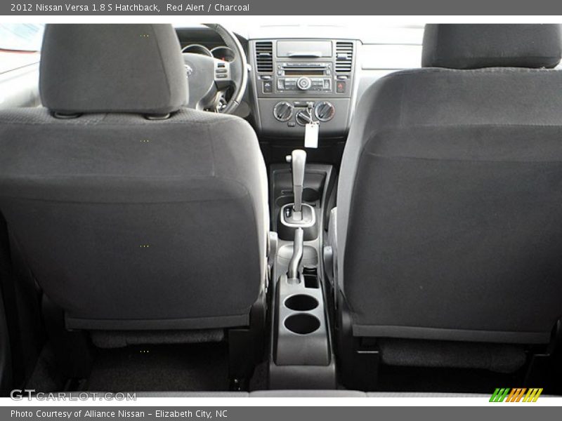 Red Alert / Charcoal 2012 Nissan Versa 1.8 S Hatchback