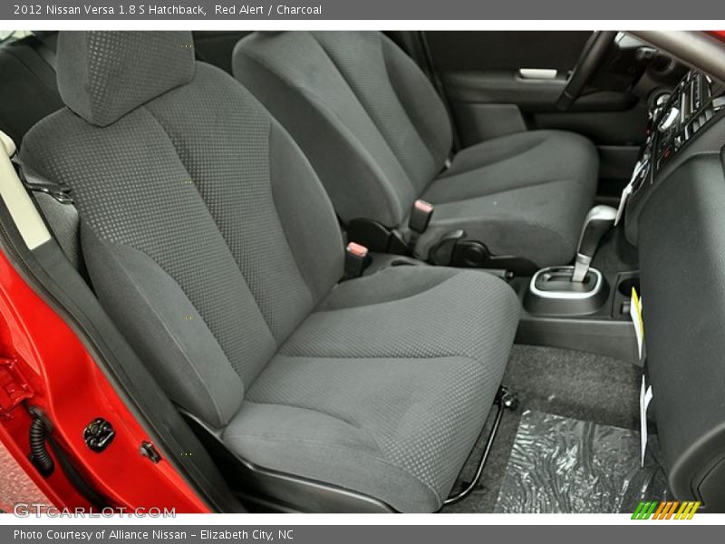 Red Alert / Charcoal 2012 Nissan Versa 1.8 S Hatchback