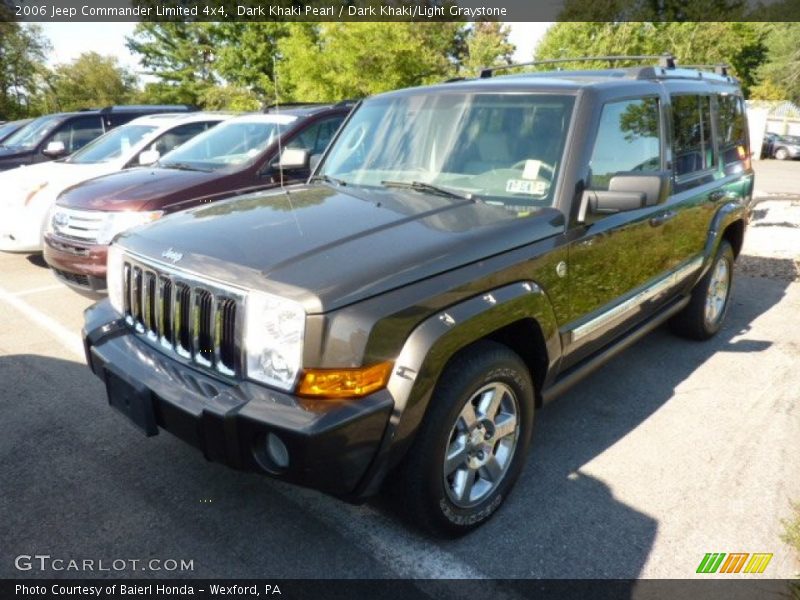 Dark Khaki Pearl / Dark Khaki/Light Graystone 2006 Jeep Commander Limited 4x4