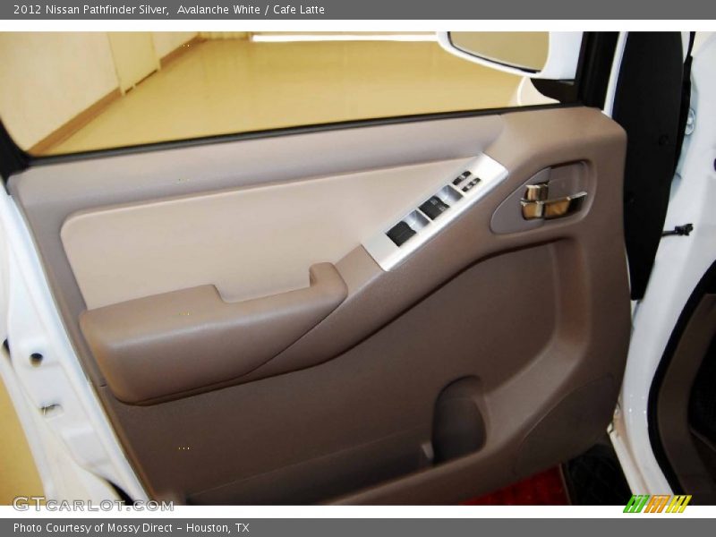 Avalanche White / Cafe Latte 2012 Nissan Pathfinder Silver