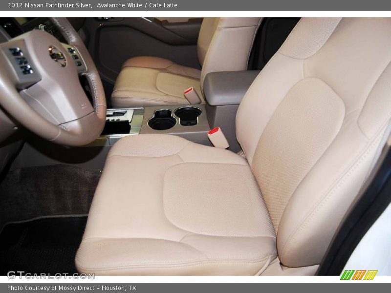 Avalanche White / Cafe Latte 2012 Nissan Pathfinder Silver