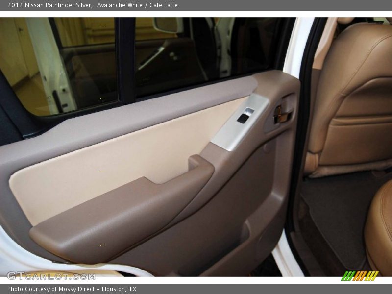 Avalanche White / Cafe Latte 2012 Nissan Pathfinder Silver