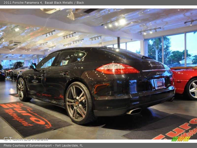 Basalt Black Metallic / Black 2011 Porsche Panamera 4