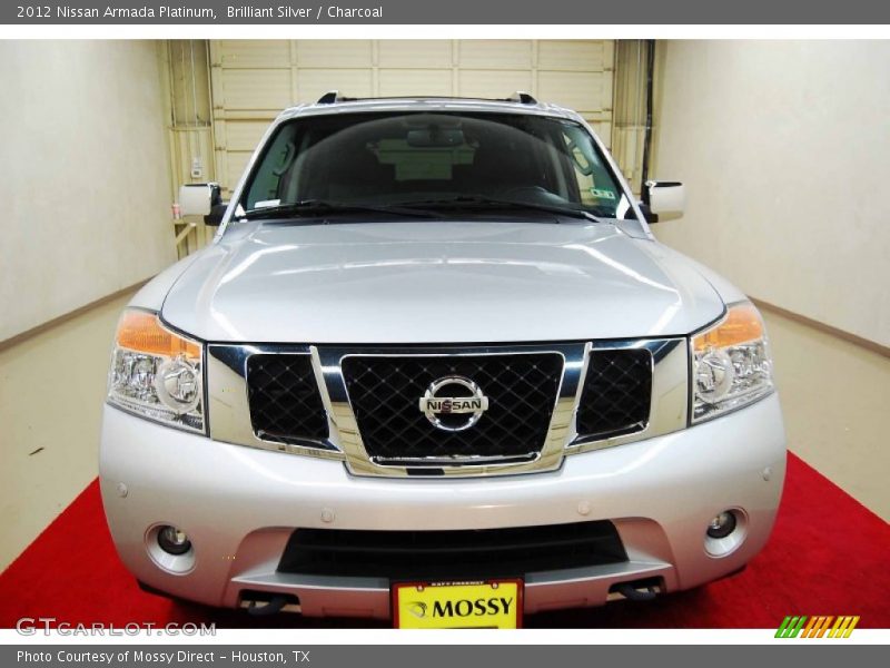 Brilliant Silver / Charcoal 2012 Nissan Armada Platinum