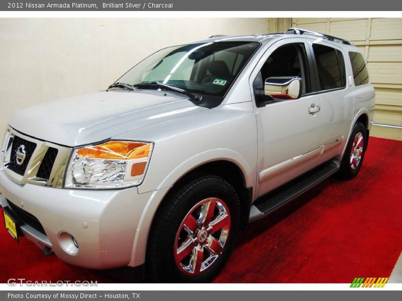 Brilliant Silver / Charcoal 2012 Nissan Armada Platinum