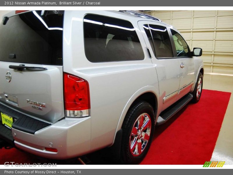 Brilliant Silver / Charcoal 2012 Nissan Armada Platinum