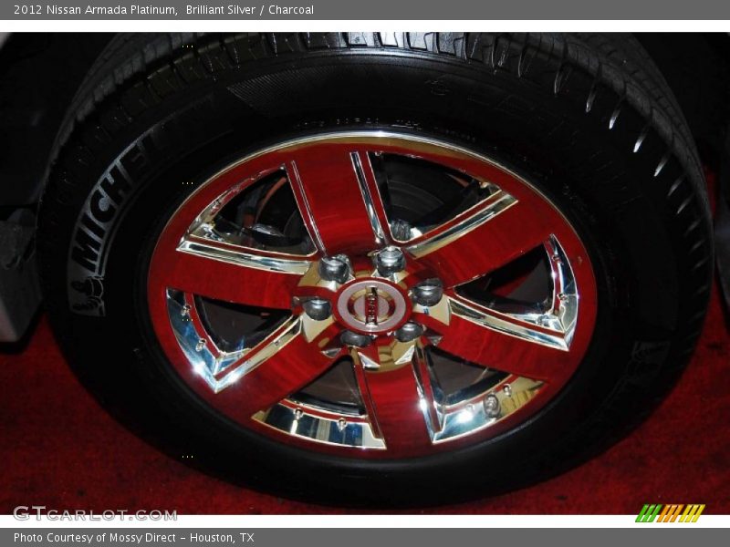 Brilliant Silver / Charcoal 2012 Nissan Armada Platinum