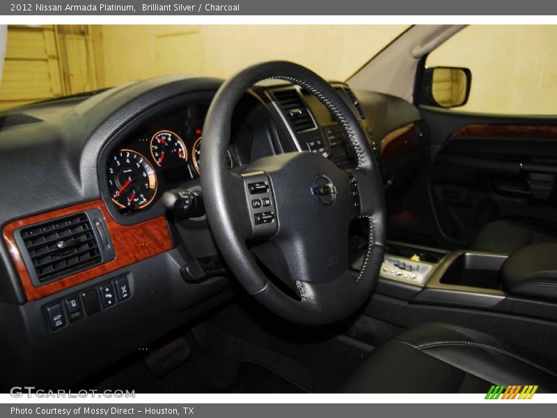 Brilliant Silver / Charcoal 2012 Nissan Armada Platinum