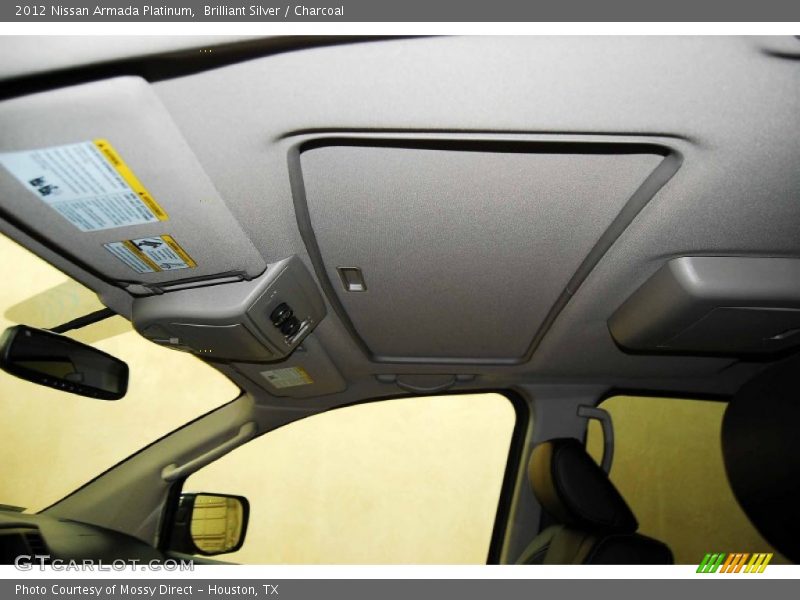 Brilliant Silver / Charcoal 2012 Nissan Armada Platinum
