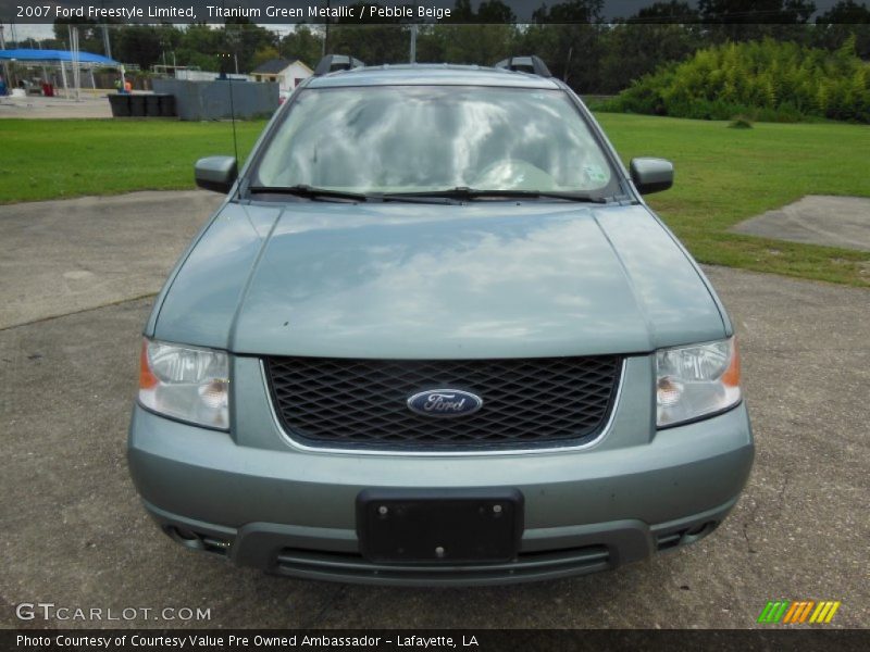 Titanium Green Metallic / Pebble Beige 2007 Ford Freestyle Limited