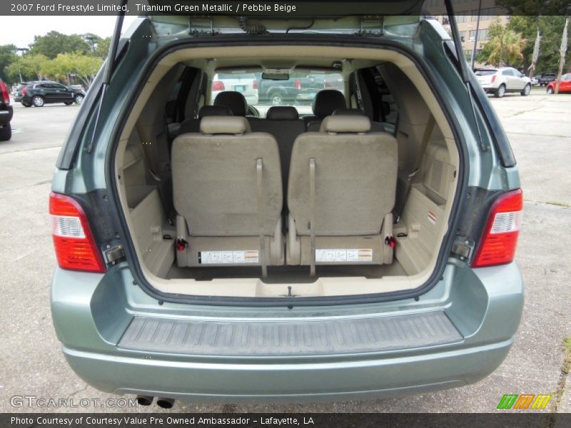 Titanium Green Metallic / Pebble Beige 2007 Ford Freestyle Limited