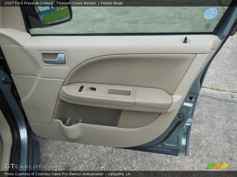 Titanium Green Metallic / Pebble Beige 2007 Ford Freestyle Limited