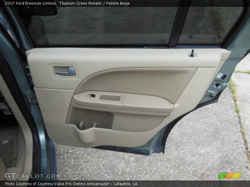 Titanium Green Metallic / Pebble Beige 2007 Ford Freestyle Limited
