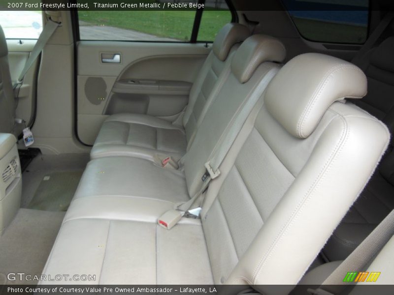 Titanium Green Metallic / Pebble Beige 2007 Ford Freestyle Limited