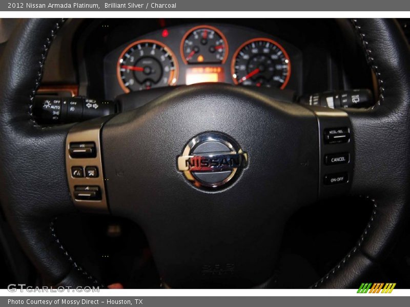 Brilliant Silver / Charcoal 2012 Nissan Armada Platinum