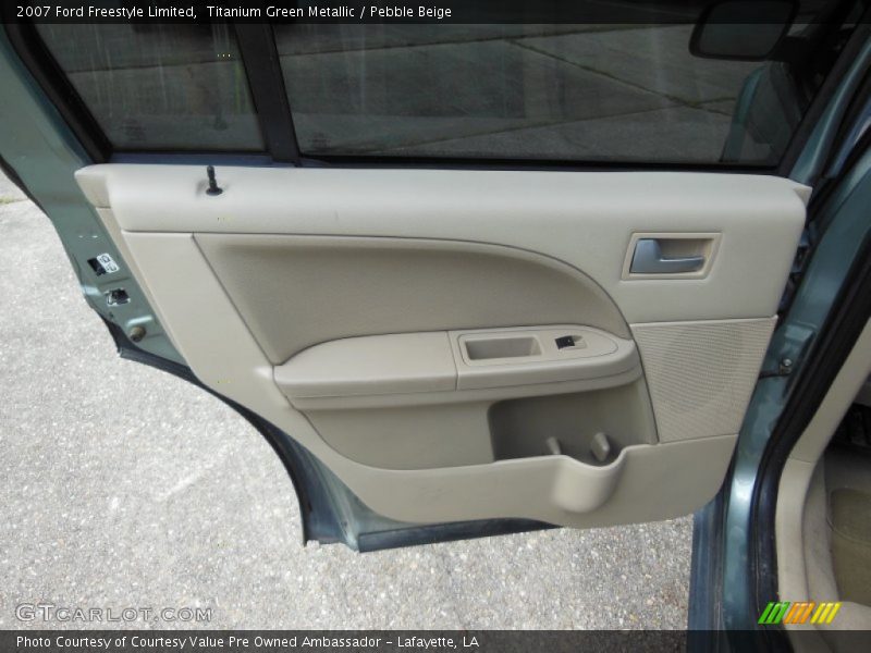 Titanium Green Metallic / Pebble Beige 2007 Ford Freestyle Limited