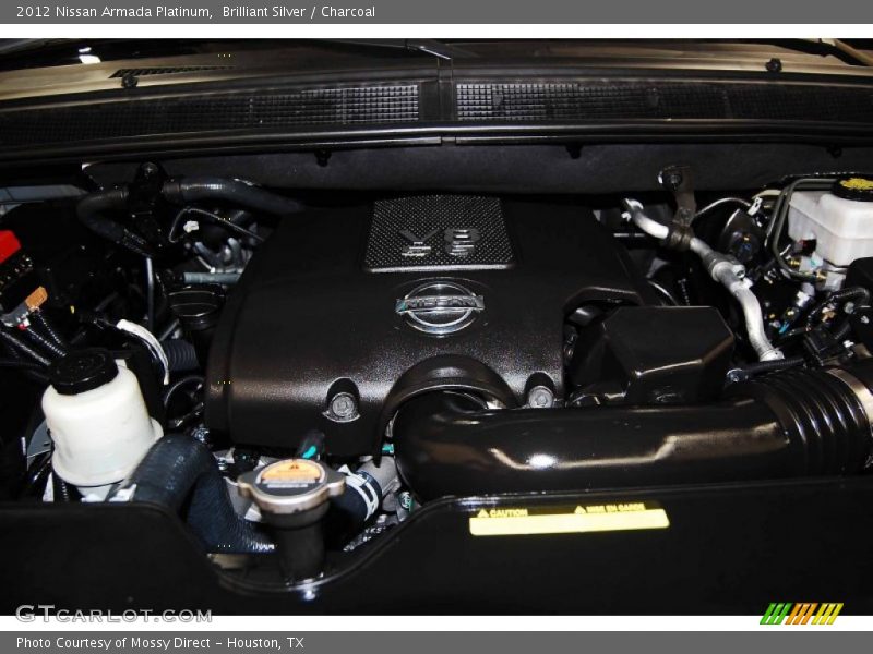 Brilliant Silver / Charcoal 2012 Nissan Armada Platinum
