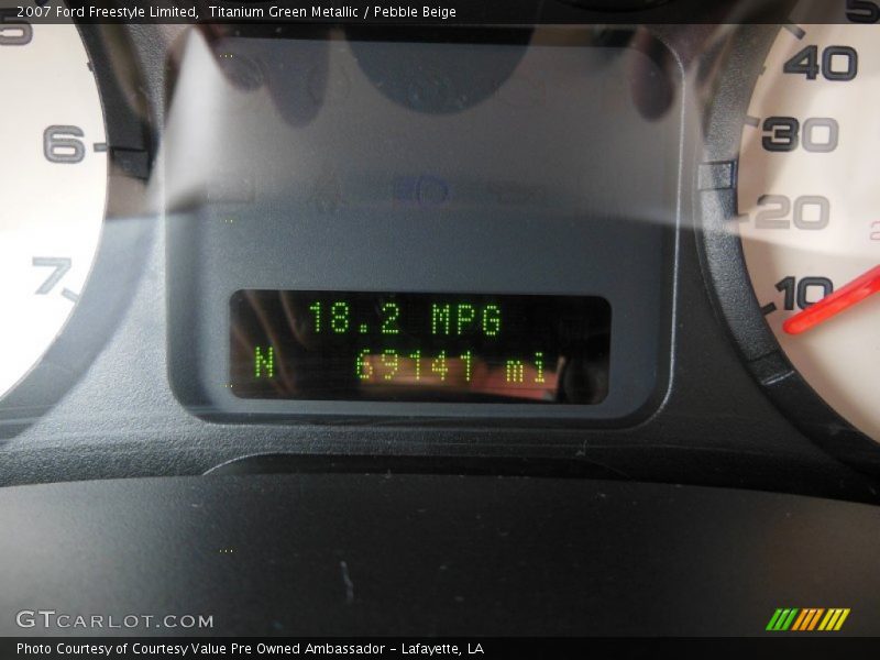 Titanium Green Metallic / Pebble Beige 2007 Ford Freestyle Limited