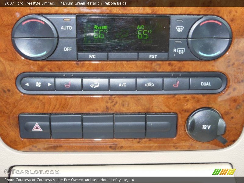 Titanium Green Metallic / Pebble Beige 2007 Ford Freestyle Limited