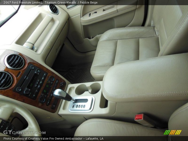 Titanium Green Metallic / Pebble Beige 2007 Ford Freestyle Limited