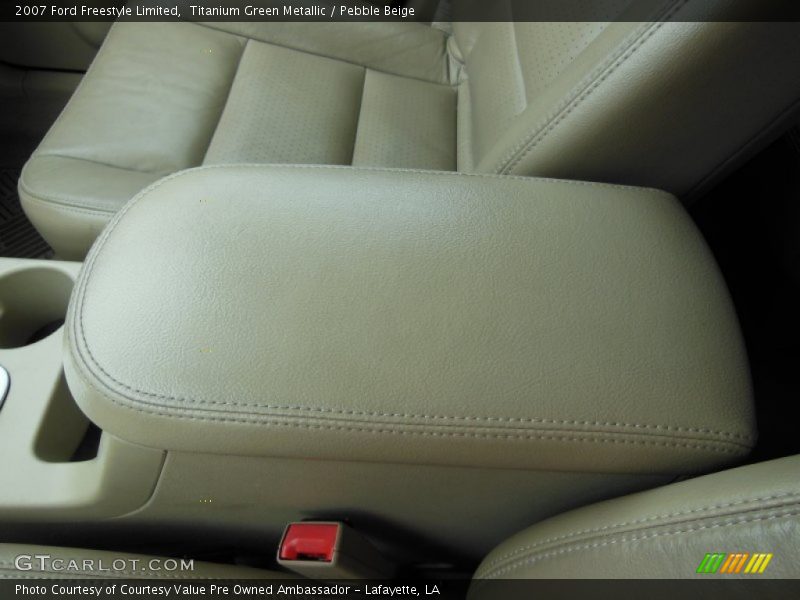 Titanium Green Metallic / Pebble Beige 2007 Ford Freestyle Limited