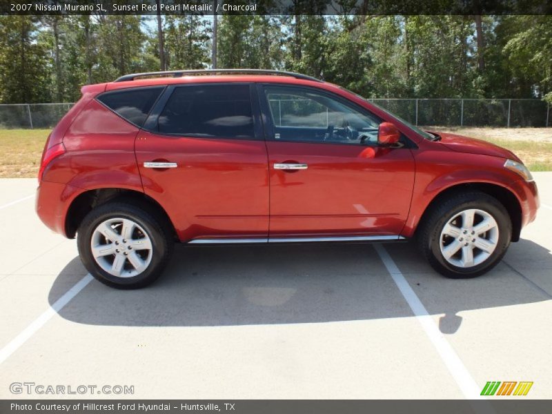 Sunset Red Pearl Metallic / Charcoal 2007 Nissan Murano SL