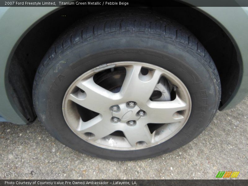 Titanium Green Metallic / Pebble Beige 2007 Ford Freestyle Limited