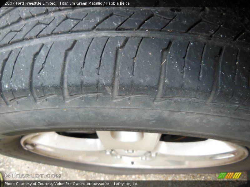 Titanium Green Metallic / Pebble Beige 2007 Ford Freestyle Limited