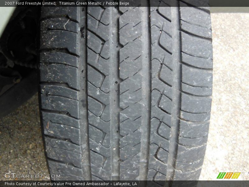 Titanium Green Metallic / Pebble Beige 2007 Ford Freestyle Limited
