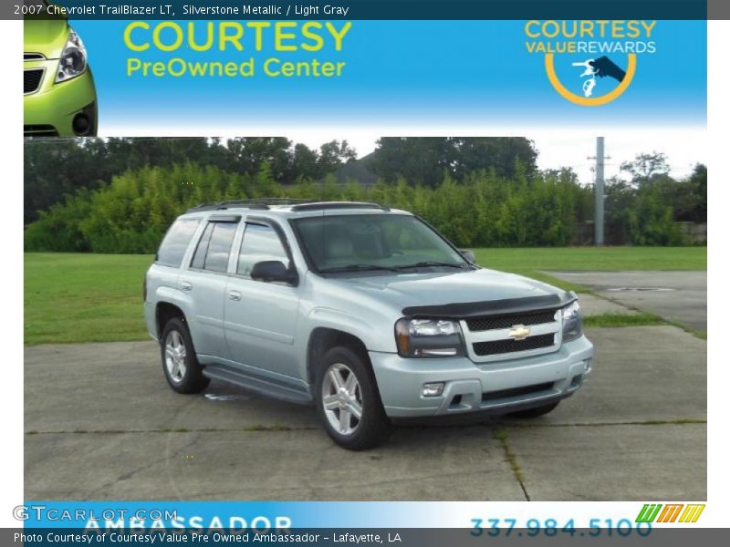 Silverstone Metallic / Light Gray 2007 Chevrolet TrailBlazer LT