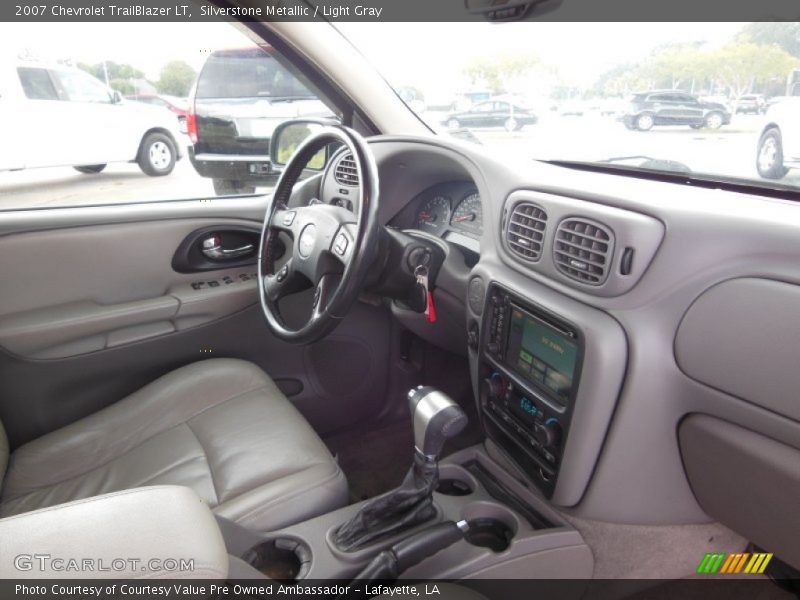 Silverstone Metallic / Light Gray 2007 Chevrolet TrailBlazer LT