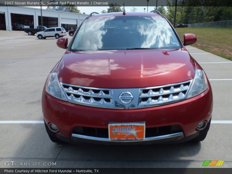 Sunset Red Pearl Metallic / Charcoal 2007 Nissan Murano SL