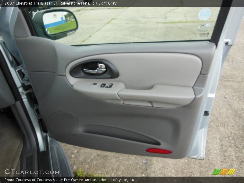 Silverstone Metallic / Light Gray 2007 Chevrolet TrailBlazer LT