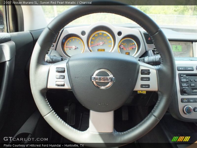 Sunset Red Pearl Metallic / Charcoal 2007 Nissan Murano SL