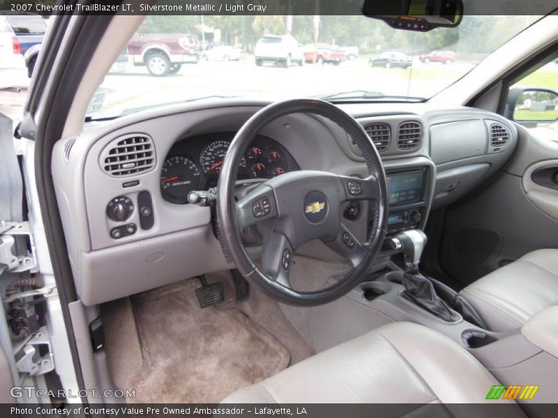Silverstone Metallic / Light Gray 2007 Chevrolet TrailBlazer LT