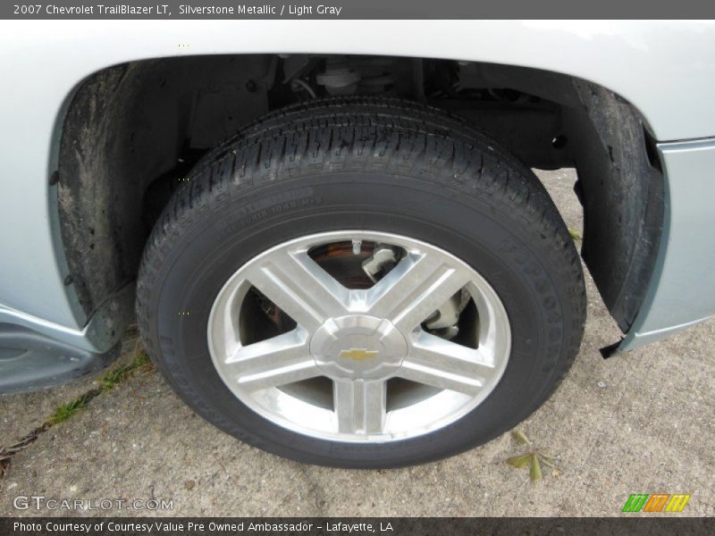 Silverstone Metallic / Light Gray 2007 Chevrolet TrailBlazer LT