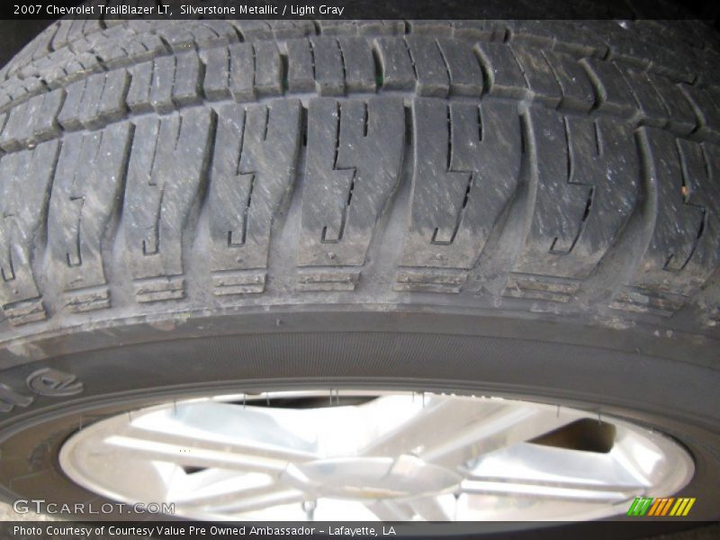 Silverstone Metallic / Light Gray 2007 Chevrolet TrailBlazer LT