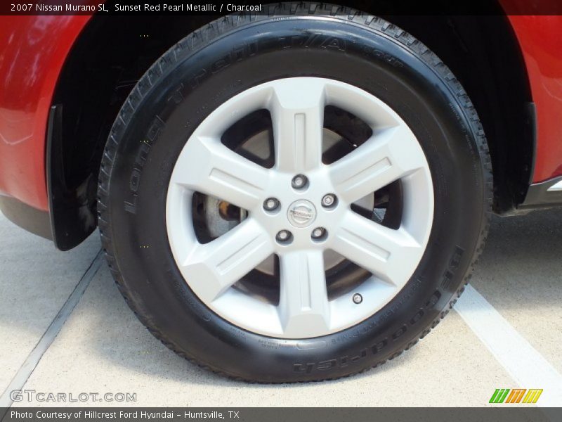 Sunset Red Pearl Metallic / Charcoal 2007 Nissan Murano SL