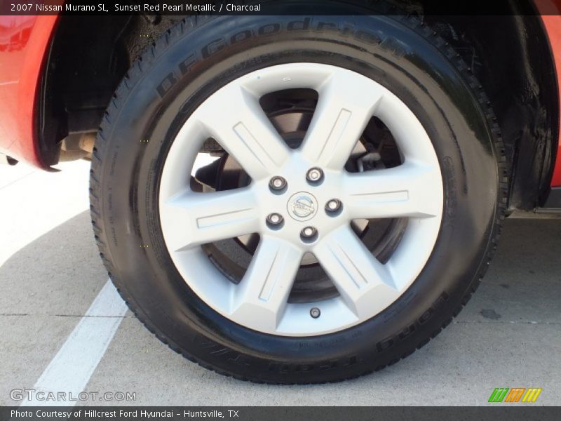 Sunset Red Pearl Metallic / Charcoal 2007 Nissan Murano SL