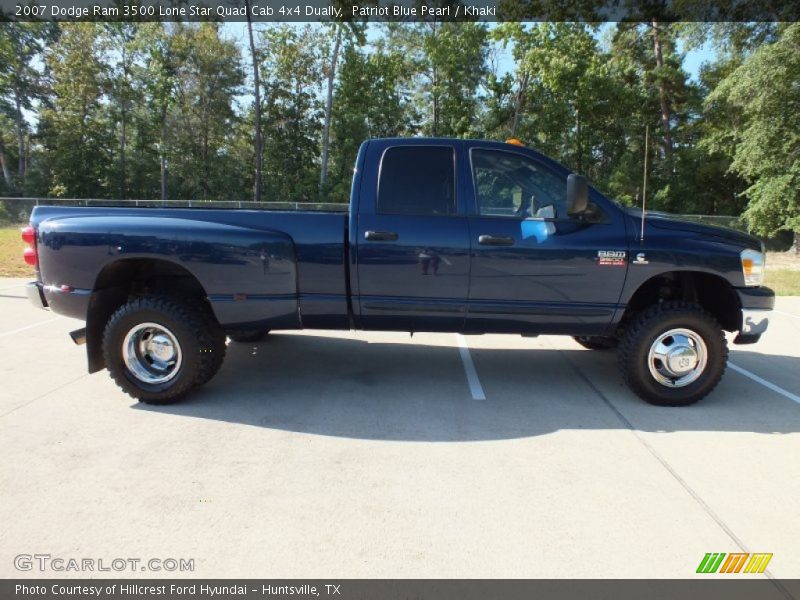  2007 Ram 3500 Lone Star Quad Cab 4x4 Dually Patriot Blue Pearl