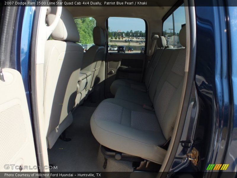 Patriot Blue Pearl / Khaki 2007 Dodge Ram 3500 Lone Star Quad Cab 4x4 Dually