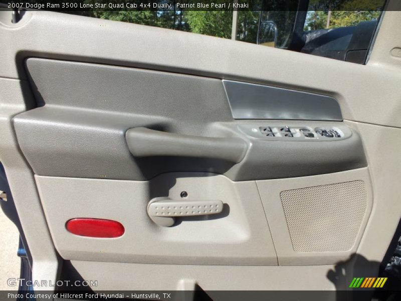 Patriot Blue Pearl / Khaki 2007 Dodge Ram 3500 Lone Star Quad Cab 4x4 Dually