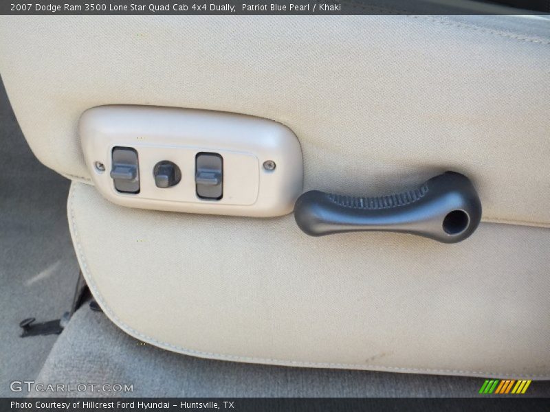 Patriot Blue Pearl / Khaki 2007 Dodge Ram 3500 Lone Star Quad Cab 4x4 Dually