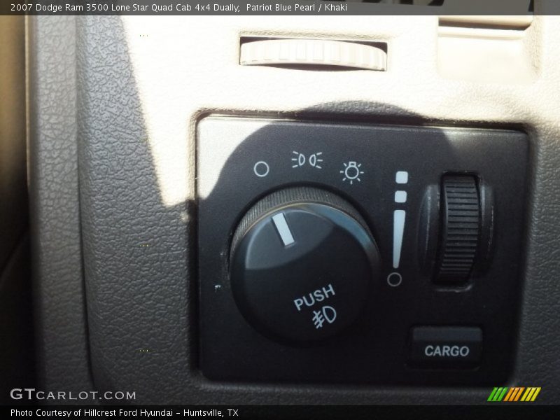 Patriot Blue Pearl / Khaki 2007 Dodge Ram 3500 Lone Star Quad Cab 4x4 Dually