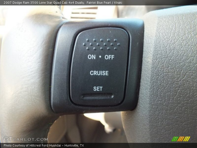 Patriot Blue Pearl / Khaki 2007 Dodge Ram 3500 Lone Star Quad Cab 4x4 Dually