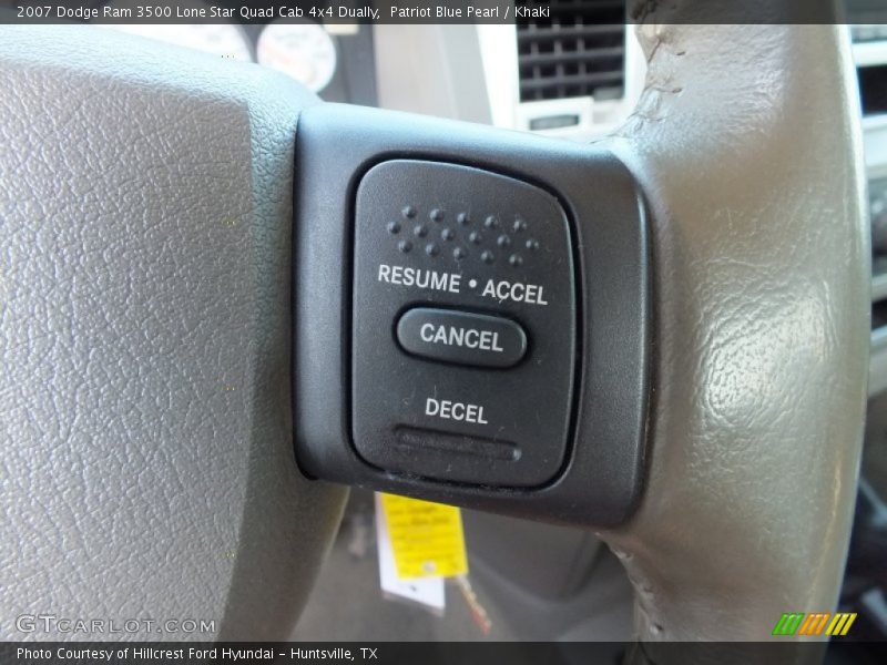 Patriot Blue Pearl / Khaki 2007 Dodge Ram 3500 Lone Star Quad Cab 4x4 Dually