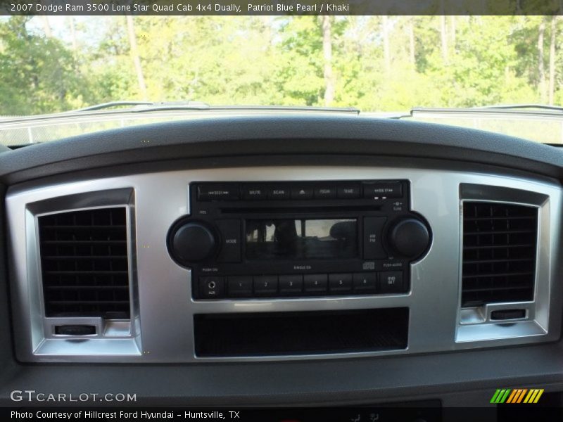 Patriot Blue Pearl / Khaki 2007 Dodge Ram 3500 Lone Star Quad Cab 4x4 Dually