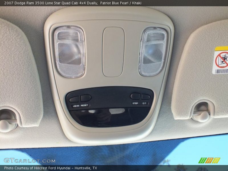 Patriot Blue Pearl / Khaki 2007 Dodge Ram 3500 Lone Star Quad Cab 4x4 Dually