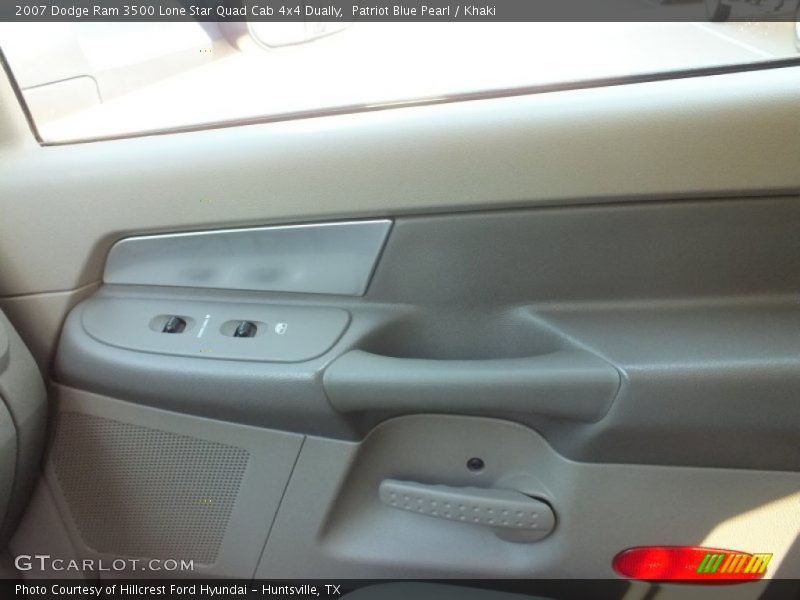 Patriot Blue Pearl / Khaki 2007 Dodge Ram 3500 Lone Star Quad Cab 4x4 Dually