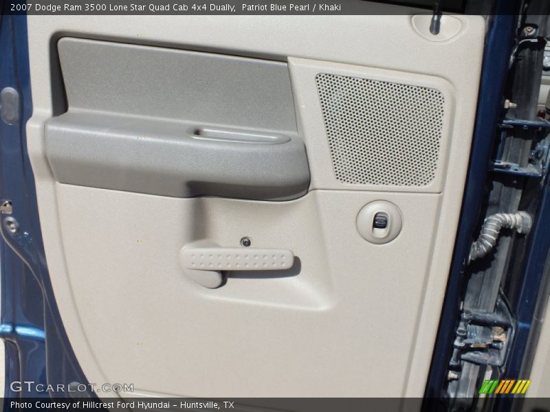 Patriot Blue Pearl / Khaki 2007 Dodge Ram 3500 Lone Star Quad Cab 4x4 Dually